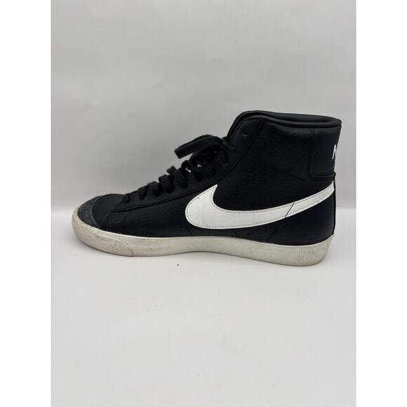 Nike Blazer Mid ‘77 Vintage Black Leather Sneakers Men Size 11 main image 6